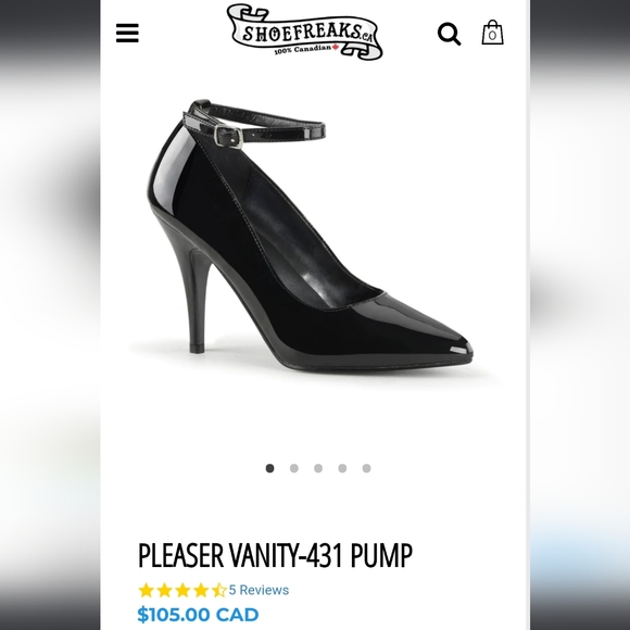 Pleaser Vanity 431 pump - Picture 1 of 4